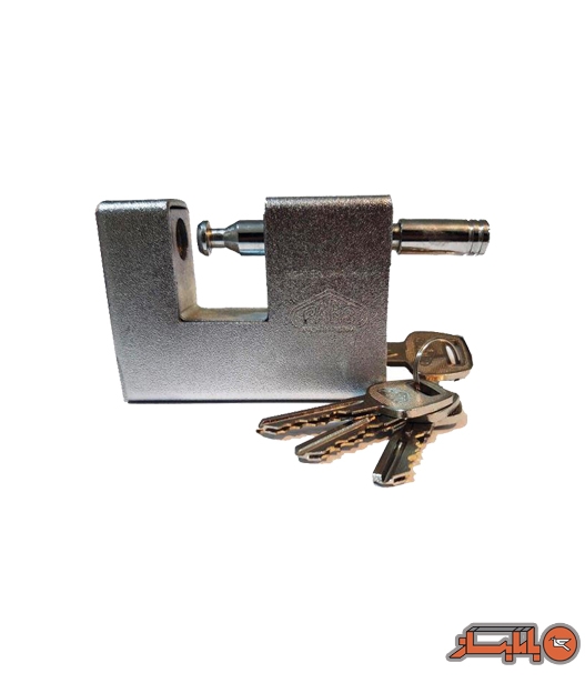 قفل کتابی پارس روپوش دار با کلید دوشیاره مدل 1000DX  