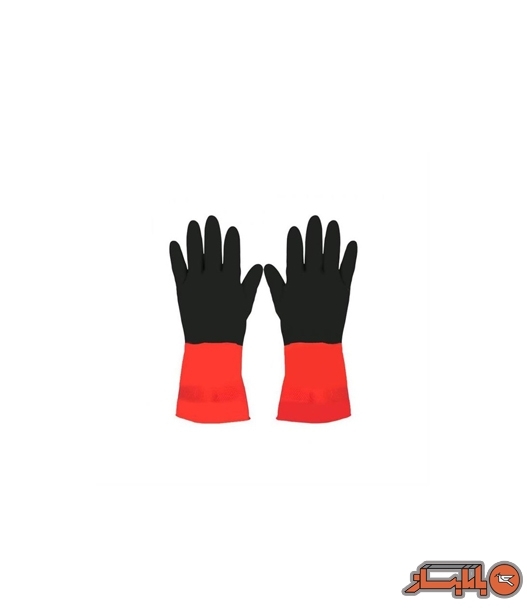 دستکش صنعت کار دورنگ (فروش عمده)