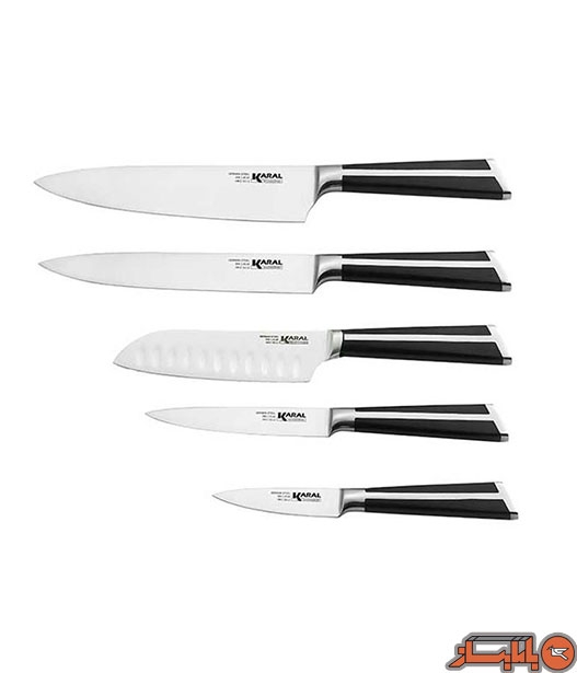 ست چاقوی 5 پارچه کارال مدل Proshat