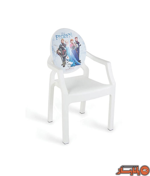 صندلی کودک هانی طرحدار رزگلد کد 365 سفید