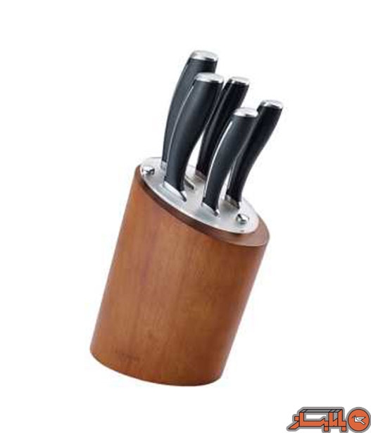 ست چاقوی آشپزخانه استیل پایه دار 6 پارچه کارال مدل روما