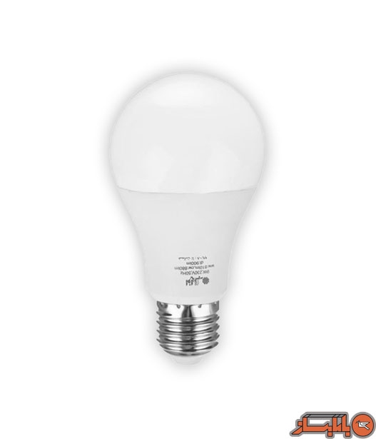 لامپ حبابی LED افراتاب 9 وات مهتابی
