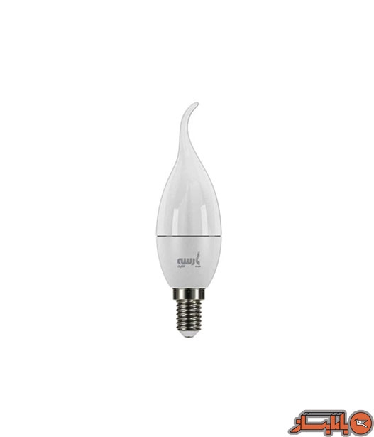 لامپ LED شمعی اشکی 7 وات مهتابی پارسه شید پایه E14 