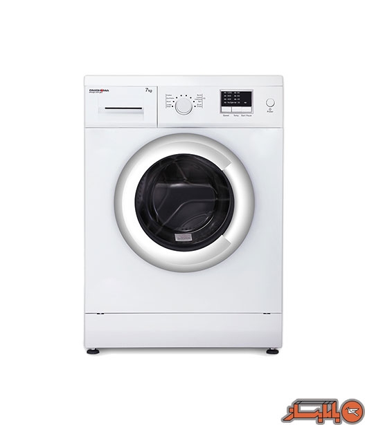 ماشین لباسشویی پاکشوما مدل WFU-74124 ظرفیت 7 کیلوگرم رنگ سفید