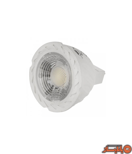لامپ LED هالوژنی 6 وات COB شفاف پارس شهاب پایه GU 10 مهتابی